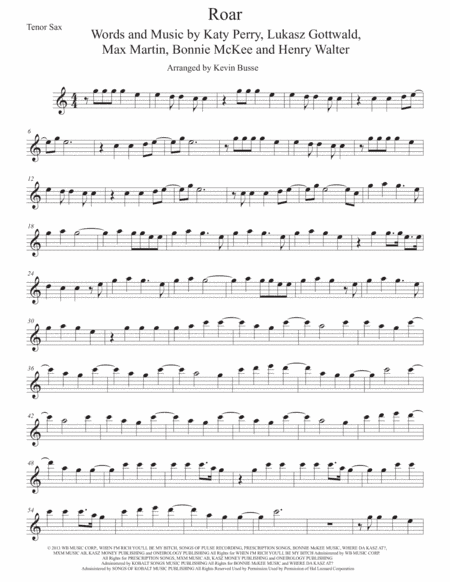 Roar (arr. Kevin Busse)