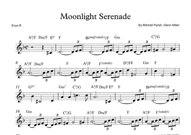 Moonlight Serenade (arr. Enyo R.)