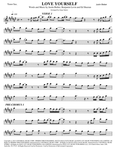 Love Yourself (arr. Jorge Juárez)