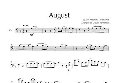 August (arr. Glauco Fernandes)