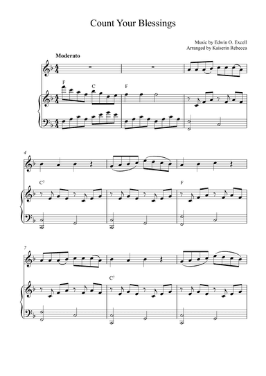 Count Your Blessings (arr. Kaiserin Rebecca)