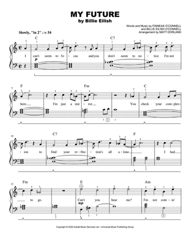 My Future (arr. Matt Dorland)