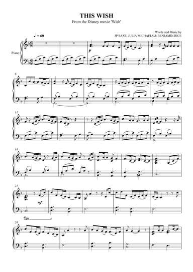 This Wish (arr. SCMusic)