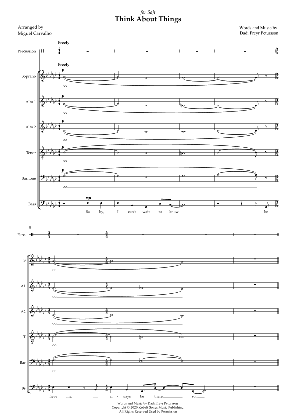 Think About Things (arr. Miguel Carvalho)