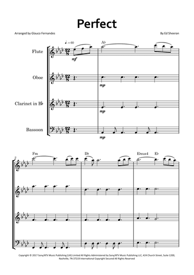 Perfect (arr. Glauco Fernandes)