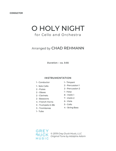 O Holy Night (arr. Chad Rehmann)