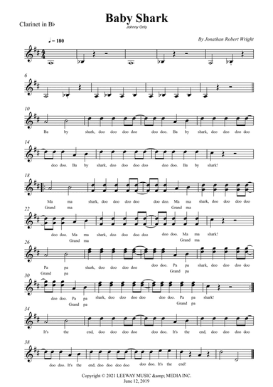 Baby Shark (arr. Wesley S. SIlva)