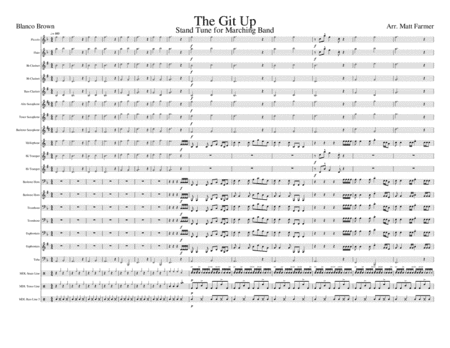 The Git Up (arr. Matt Farmer)