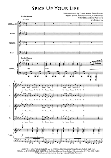 Spice Up Your Life (arr. Erica Avery)