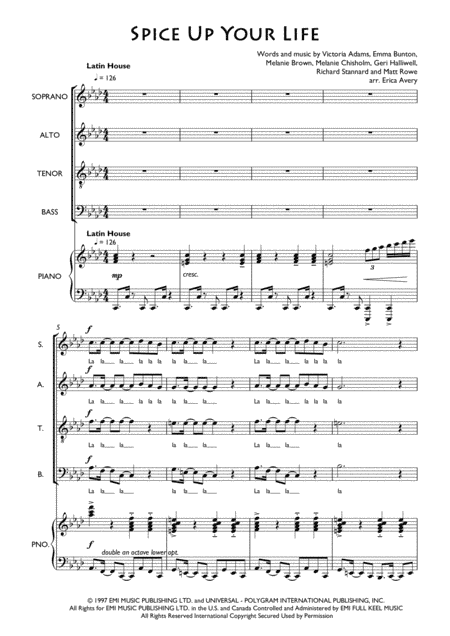 Spice Up Your Life (arr. Erica Avery)
