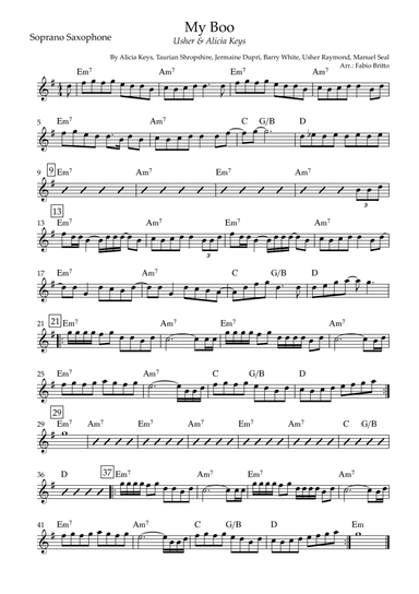 My Boo (arr. Fabio Britto)