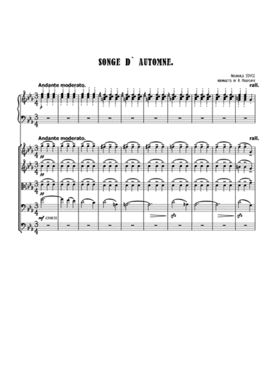 Songe d`automne (arr. Artem Mogylnyk)