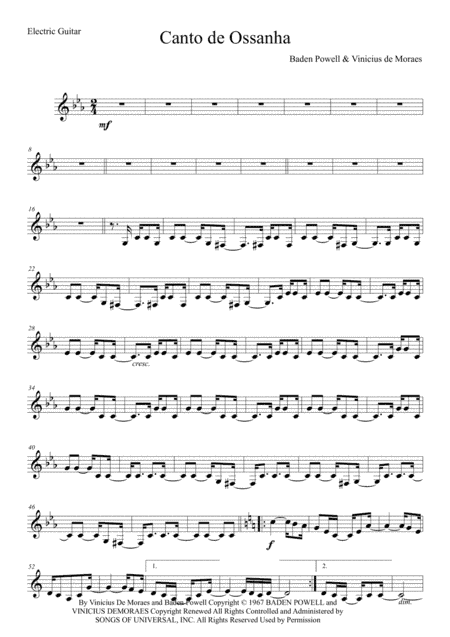 Canto De Ossanha (arr. Anderson Quevedo)