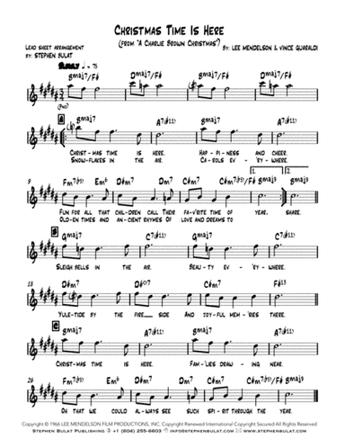 Christmas Time Is Here (arr. Stephen Bulat)