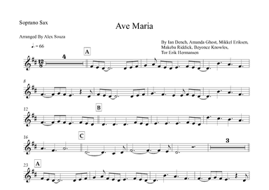 Ave Maria (arr. Alex Souza)