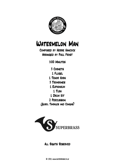 Watermelon Man (arr. Paul Frost)