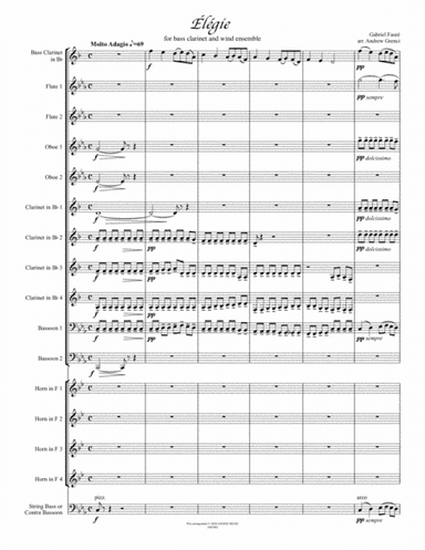 Élégie (arr. Andrew Grenci)