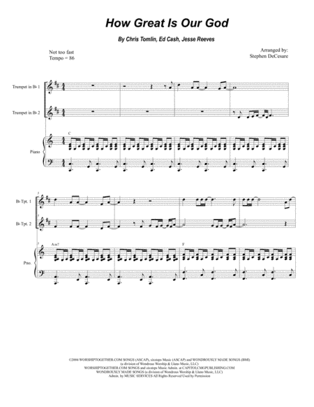 How Great Is Our God (arr. Stephen DeCesare)