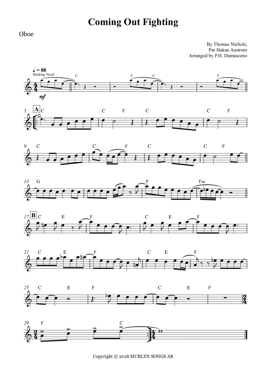 Coming Out Fighting (arr. P.H. Damasceno)