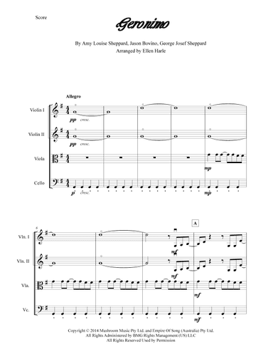 Geronimo (arr. Ellen Harle)