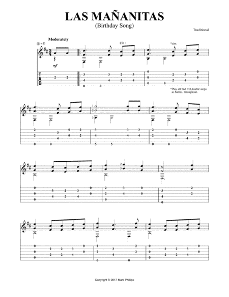 Las mañanitas (Birthday Song) (arr. Mark Phillips)
