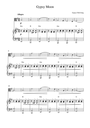 Gypsy Moon (arr. Kaiserin Rebecca)