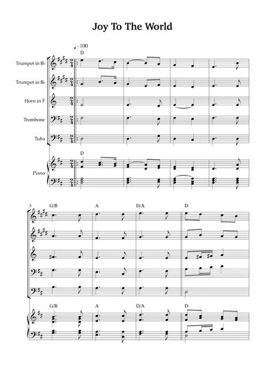 Joy To The World (arr. Karen Gueiros)