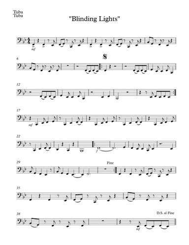 Blinding Lights (arr. SongBird Music)