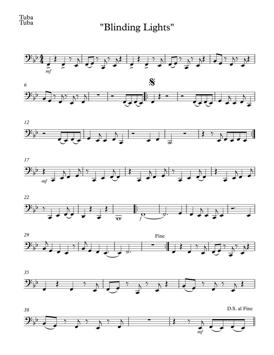 Blinding Lights (arr. SongBird Music)