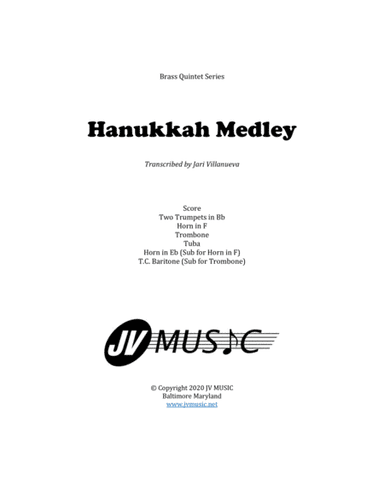 Hanukkah Medley for Brass Quintet (arr. Jari Villanueva)
