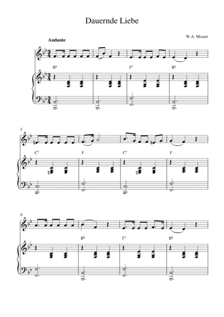 Dauernde Liebe (arr. Kaiserin Rebecca)