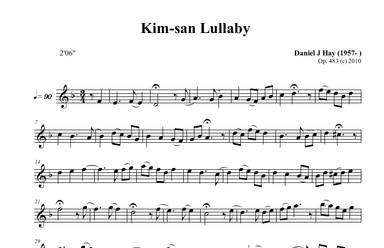Kim-san Lullaby (Opus 483)