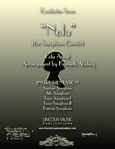 Nola (for Saxophone Quintet) (arr. Kenneth Abeling)
