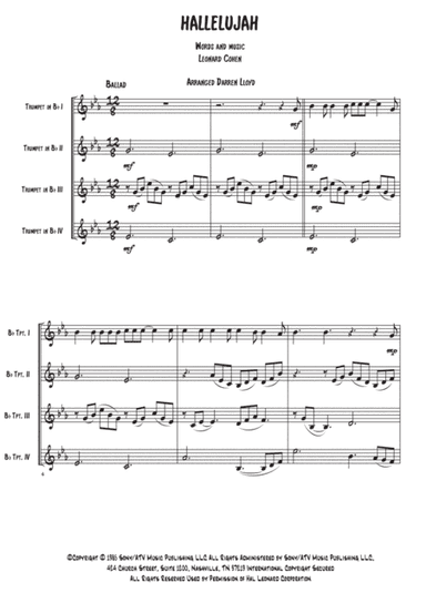 Hallelujah (arr. Darren Lloyd)