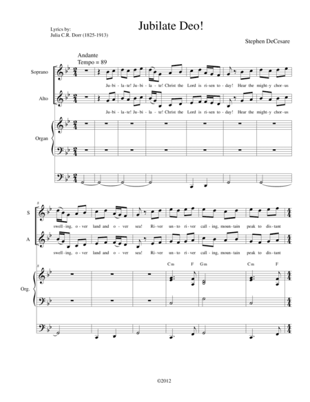 Jubilate Deo!