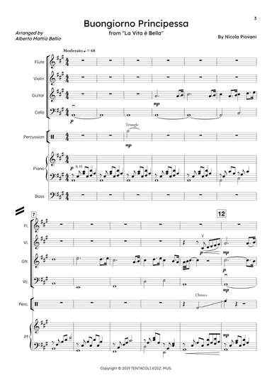 Buongiorno Principessa (arr. Alberto Mattia Bellio)