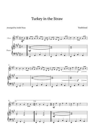 Turkey in the Straw (arr. André Nusa)