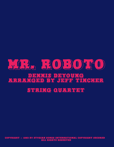 Mr. Roboto (arr. Jeff Tincher)