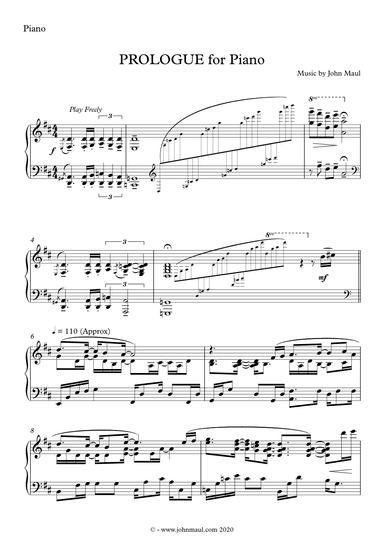 Prologue for Piano