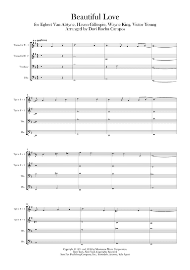 Beautiful Love (arr. Davi Rocha Campos)
