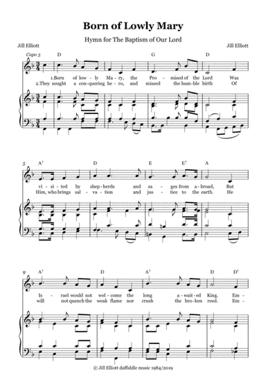 Born of Lowly Mary