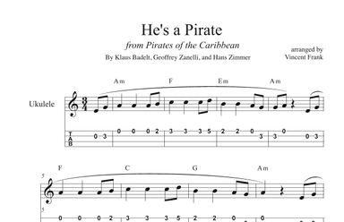 He's A Pirate (arr. Vincent Frank)