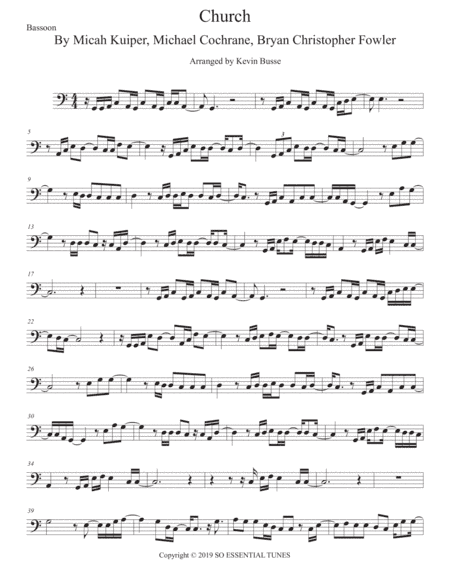Church (take Me Back) (arr. Kevin Busse)