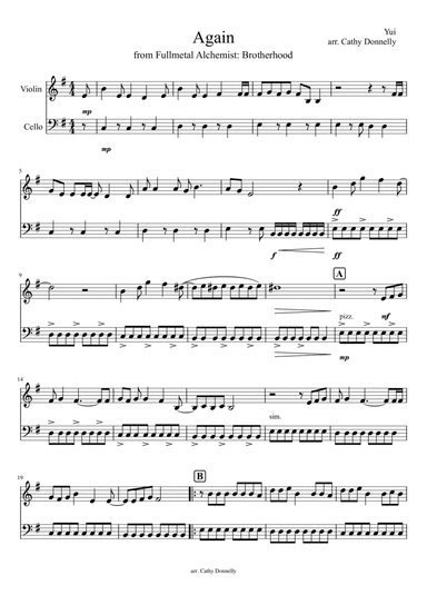 Again (arr. Cathy Donnelly)