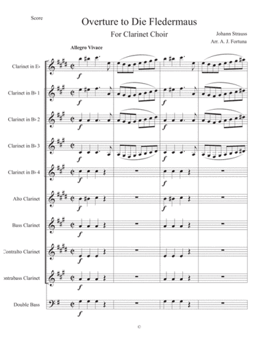 Overture to Die Fledermaus (arr. Arr. A. J. Fortuna)