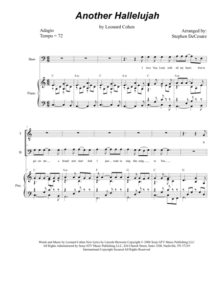 Another Hallelujah (arr. Stephen DeCesare)