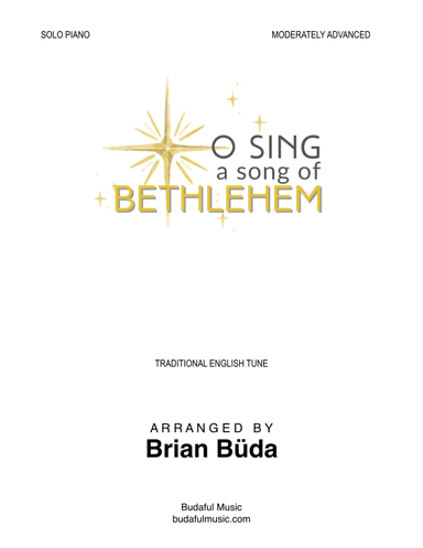 O Sing A Song Of Bethlehem (Kingsfold) - Piano solo (arr. Brian Buda)