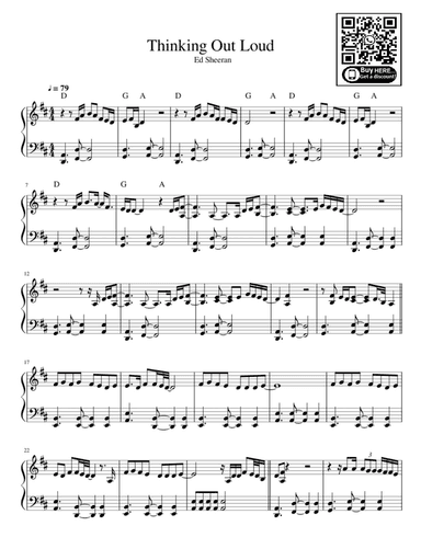 Thinking Out Loud (arr. eduardo)
