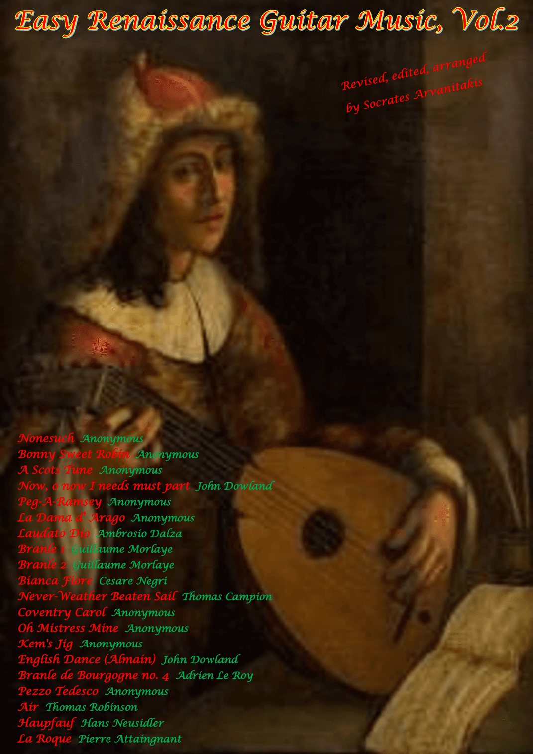 EASY RENAISSANCE GUITAR MUSIC - Volume 2 (arr. Socrates Arvanitakis)