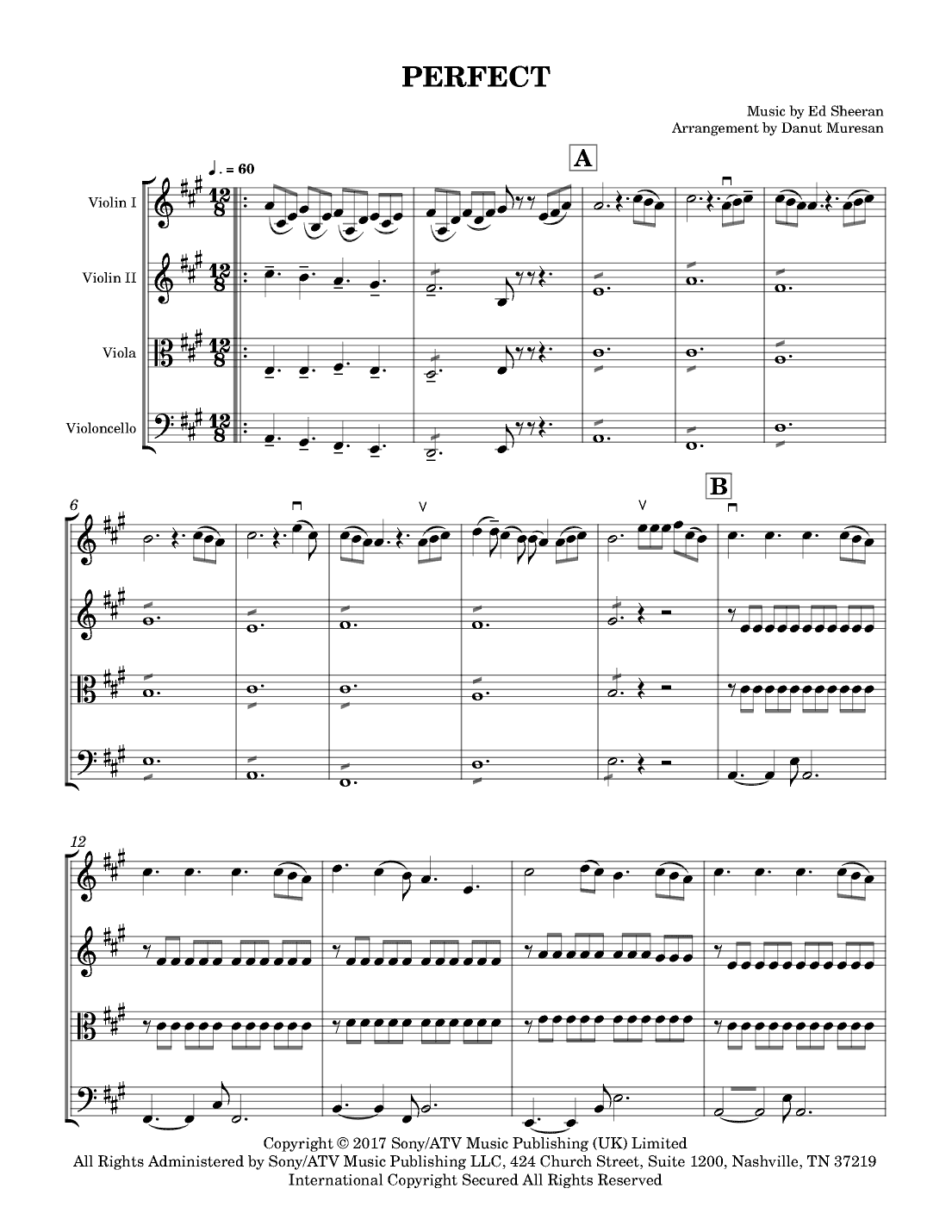Perfect (arr. Danut Muresan)